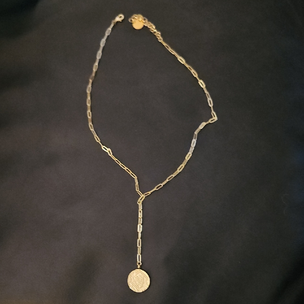 Elegant Gold Coin Chain Necklace
